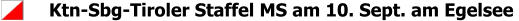Ktn-Sbg-Tiroler Staffel MS am 10. Sept. am Egelsee